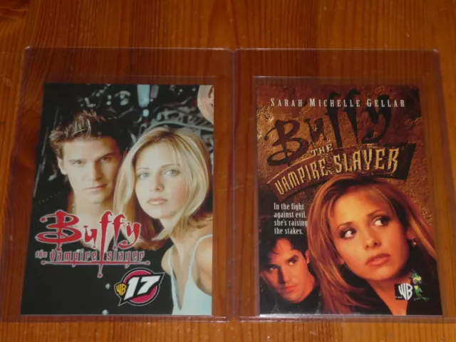 Buffy the Vampire Slayer ~PROMOTIONAL PROMO POSTCARD SET~ Sarah Michelle Gellar