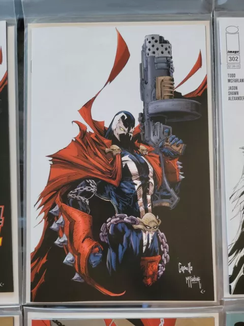 Spawn #302 COVER B (VIRGIN) NM / GREG CAPULLO TODD MCFARLANE 2019 IMAGE COMICS