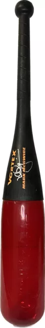 Vintage 1998 Vortex Mark McGwire Air Pressure Power Baseball Bat, Red Vintage 1998 Vortex Mark McGwire Air Pressure Power Baseball Bat, Red