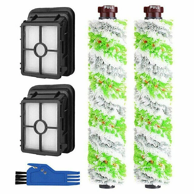 Bissell CrossWave Brush & Filter Combo Pack - 3 Multi-Surface Brushes + 3 HEPA Filters (Fits 1785/2306A/3888A Models)