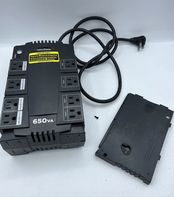 CyberPower 8-Outlet 650VA PC Battery Back-Up System Surge Protector- NO BATTERY