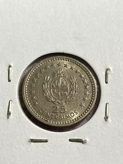 1960 Uruguay 25 Centesimos 2