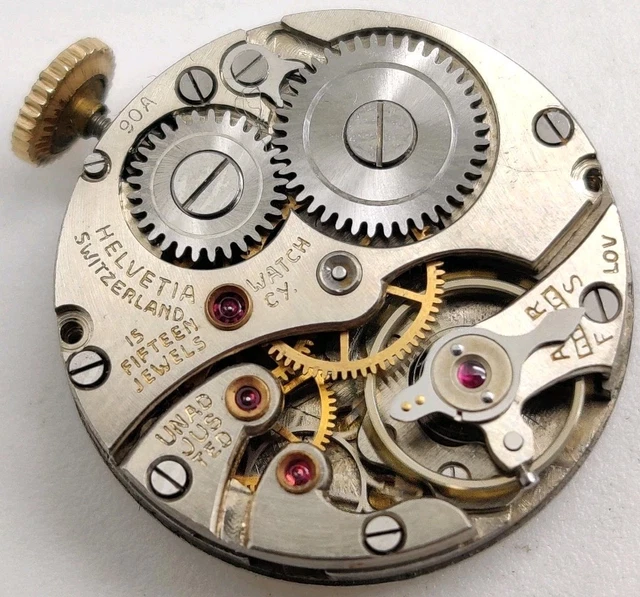 Axe De Balancier Pour Montre Helvetia 64 - Pièce Horlogerie Neuve Sans étiquette