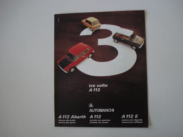 Autobianchi A112, A112 Elegant a A112 Abarth