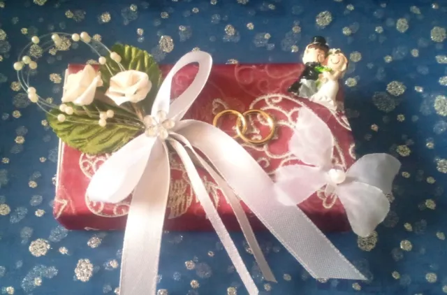 Geschenkbox Schachtel Geld Geschenk Verpackung Hochzeit Brautpaar Schmetterling