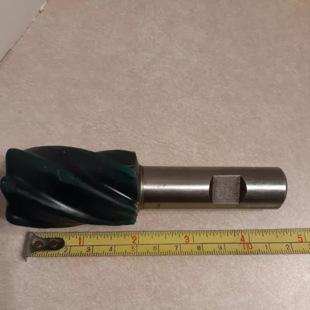 End Mill Roughing 6FL M42 RH 1-1/4" x 3/4" x 2" x 4-1/2"  Made in Spain. NOS