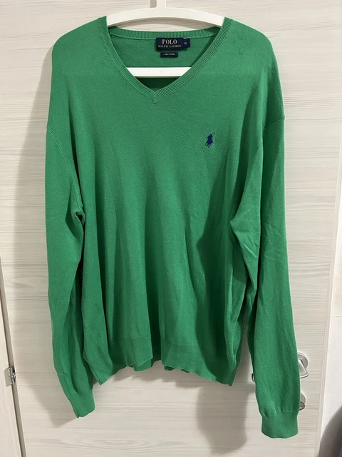 Maglione POLO RALPH LAUREN Uomo Taglia Xl Maglioncino Sweater Pullover Pull Logo