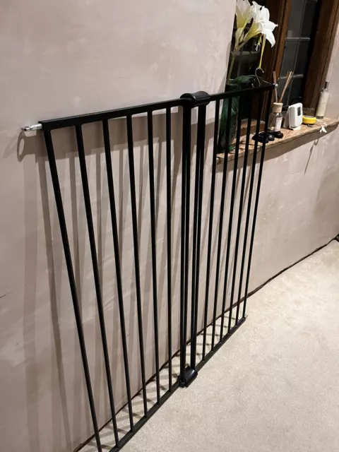 Extra tall extending sales metal pet gate