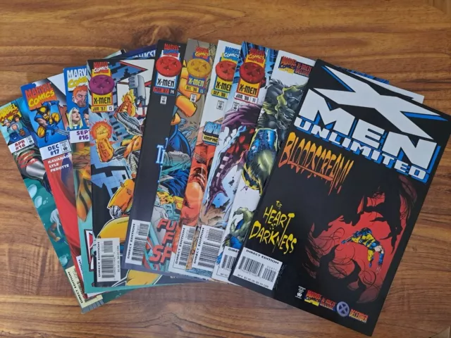 Marvel Comics X-Men Unlimited 1993 Vol 1 Issues 9 10 11 12 13 14 15 16 17 18