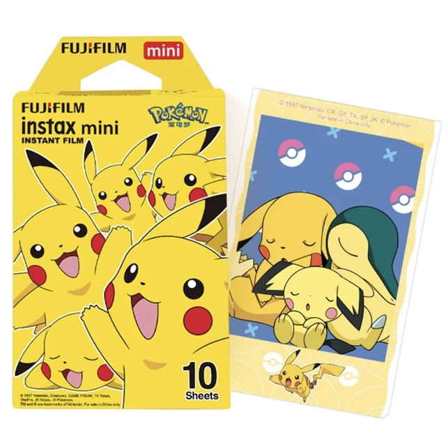 Pokemon Pikachu Fujifilm Instax Mini Photo Frame Instant Camera Film 10Sheets Pokemon Pikachu Fujifilm Instax Mini Photo Frame Instant Camera Film 10Sheets