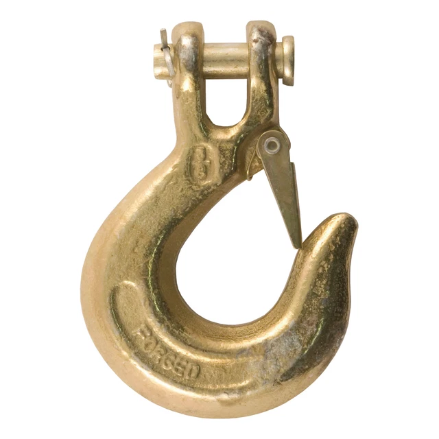 Curt-3/8" Safety Latch Clevis Hook (18,000 lbs, 3/8" Pin)