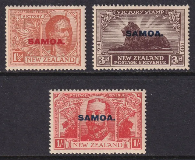 SAMOA 1920 Victory selection MH/* (CV £23)