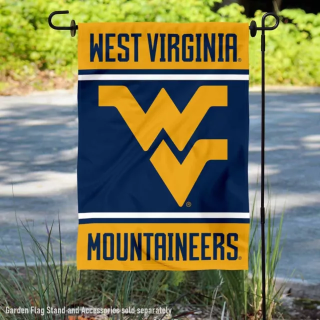 West Virginia University Garden Flag and Yard Banner