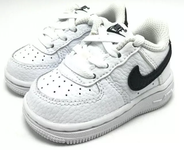 *NEW* TODDLER Baby Nike Air Force 1 Low (TD) White / Black (CZ1691 100)