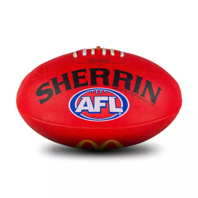 Sherrin AFL Replica All Surface Football Size 4 In Red