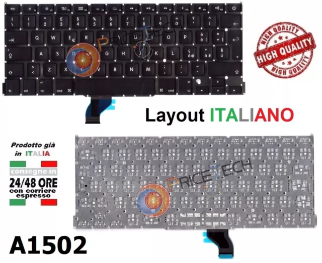 Tastiera per Apple Mac MacBook Pro A1502 Retina ITA