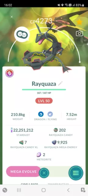 Pokemon #2384 Shiny-Rayquaza Shiny Picture - For Pokemon Go Players