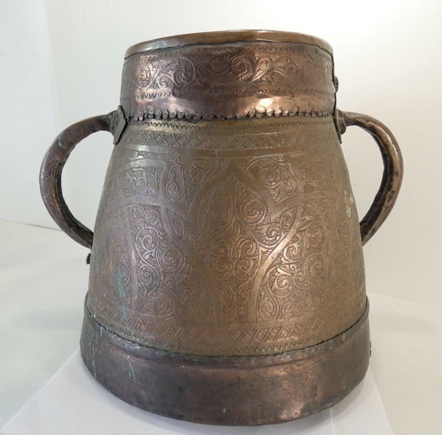 COCOTTE CHAUDRON ANCIEN en FONTE percée n°10 marmite pentola olla EUR