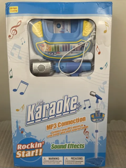 Kidplokio Musical - Microphone Pretend & Play Karaoke Machine 4 Kids Damaged Box