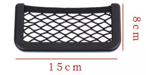 Tasca portaoggetti rete elastica organizer 15x8 cm. auto camper porta cellulare