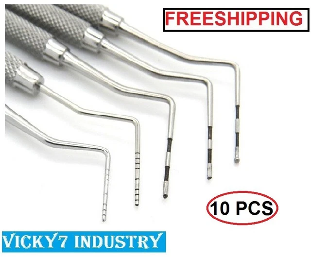 10 pcs Dental Williams Probes No-CP-11, CP-12, CPTIN Single Side Color Coded