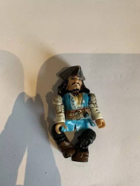 Mega Bloks Disney Pirates Of The Caribbean Figure Posable Jack Sparrow