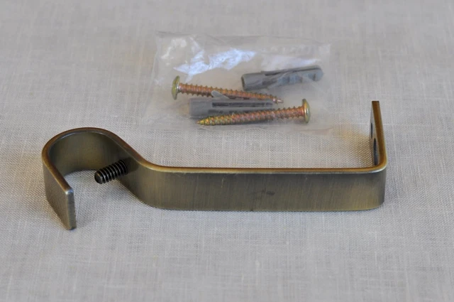 Urbanest Metal Curtain Drapery Rod Bracket,Non-Adjustable,Fits 5/8" or 3/4" Rod