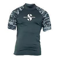 Rash Guard UPF-50 - Herren - Kurzarm - Graphite - Gr: S