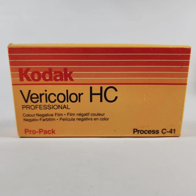 New In Box 5 Rolls Kodak Vericolor HC 120 Pro Pack Exp 08/1991 Free Shipping