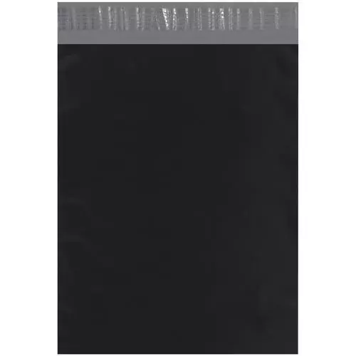 Myboxsupply 12 x 39.4cm Noir Poly Expéditeurs, 100 Par Étui