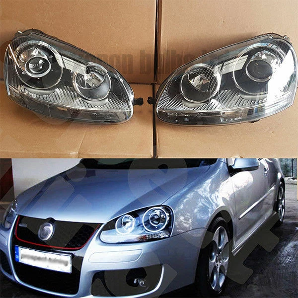VW GOLF MK5 Gti & TDI Hatchback 20036/2009 Xenon Headlights Headlamps 1 Pair £299.00 PicClick UK