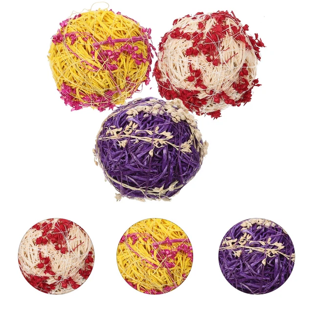 15 Pcs Hängende Ornamente Aus Rattan Abschlussball-Foto-Requisiten Kunsthandwerk