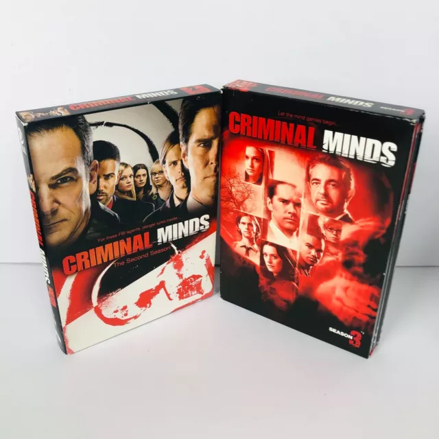 Criminal Minds : Seasons 2 & 3 (DVD, TV Series) NTSC Region 1