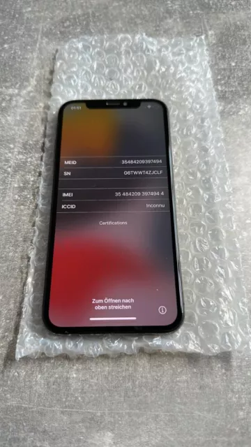 1372 - Apple iPhone X 64 Go -  GRIS SIDERAL