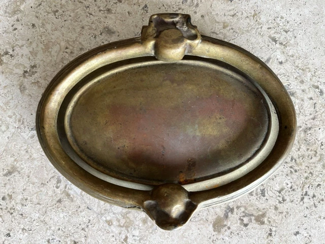 ANTIQUE 1905 VICTORIAN ART NOUVEAU NEW ORLEANS PEARL in OYSTER SHELL DOORKNOCKER ANTIQUE 1905 VICTORIAN ART NOUVEAU NEW ORLEANS PEARL in OYSTER SHELL DOORKNOCKER