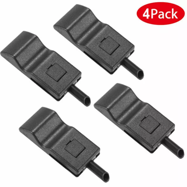 4Pack Door Lock Knobs Front/Rear Ebony For Chevy/Gmc Silverado/Sierra 2007-2013