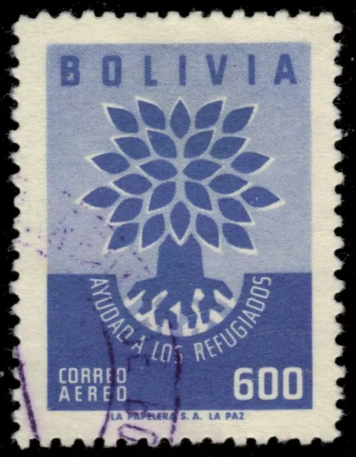 BOLIVIA C212 - World Refugee Year (pb20623)