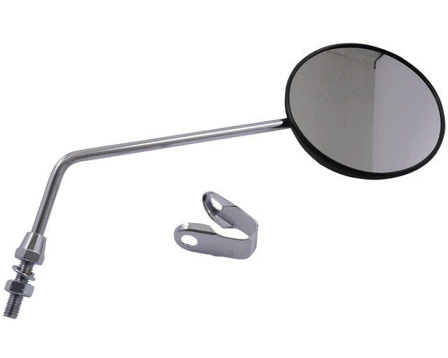 Rétroviseur avec pince noir rond universel SCORPEX scooter, trottinette, univers