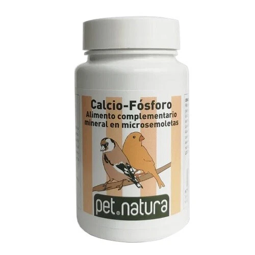 Suplemento Nutricional para P�jaros PET NATURA MICROSEMOLETAS Calcio F�sforo 100
