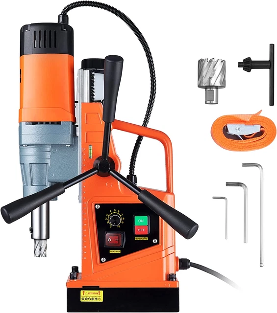 Mag Drill Press, 1550W 2" Boring Diameter, 2922Lbf Power Magnetic Drill, 500 PR
