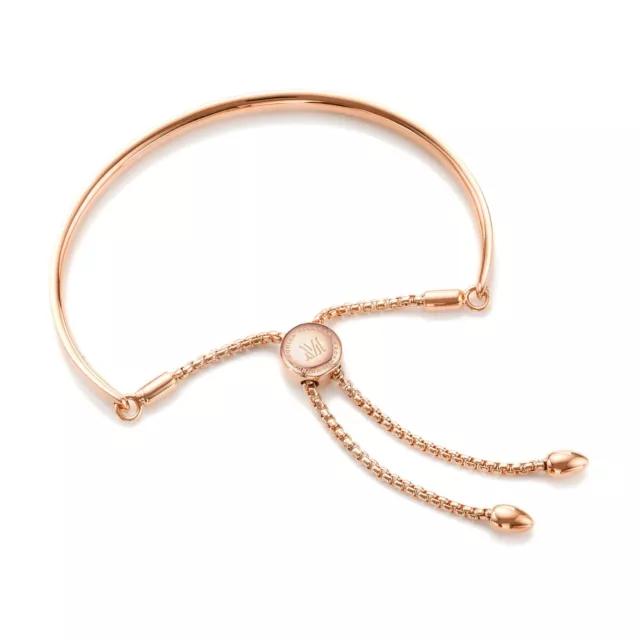 Monica Vinader Fiji Friendship  Standart Chain Bracelet 18ct Rose Gold Vermeil