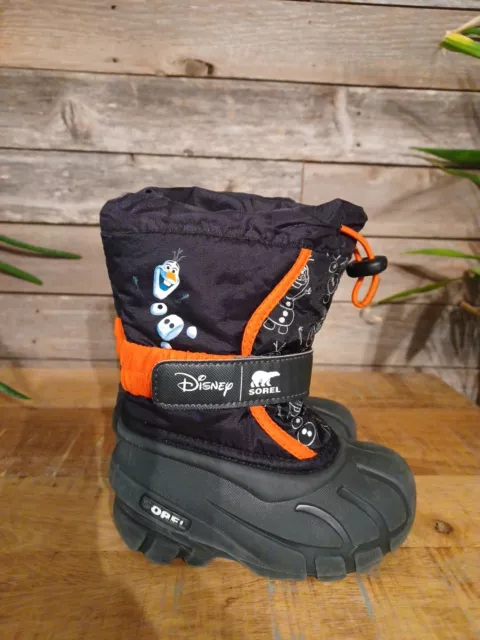 Toddler's Disney Frozen 2 Sorel LC3668-010 Insulated Winter Snow Boots Size 8