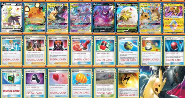 Mewtwo & Mew-GX Deck - Pokemon TCG Live Codes