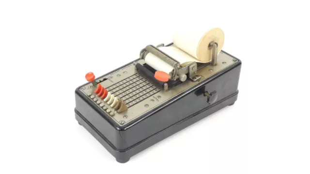Calculadora Antigua Saldorita Año 1937 Adding Machine Rechenmaschine Calculator