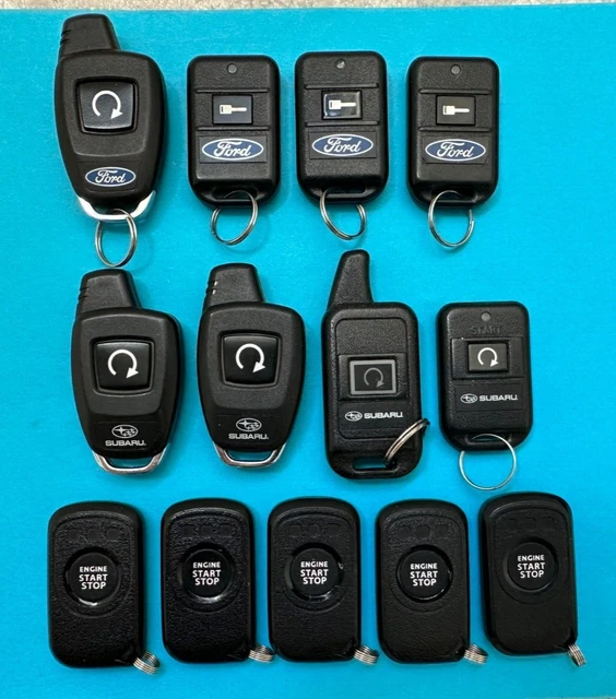 Factory Lot Of  13 Ford Subaru Kia Keyless Remote Start Starter Fobs Locksmith !
