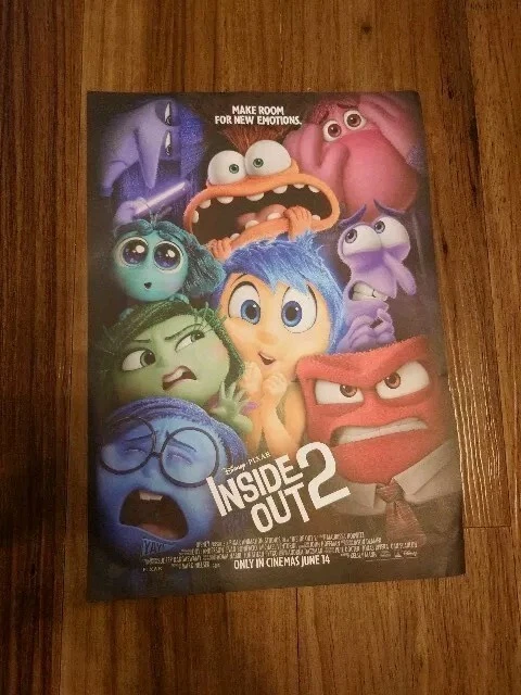 DISNEY INSIDE OUT 2 Movie Poster Cinema Lightbox £1.78 - PicClick UK