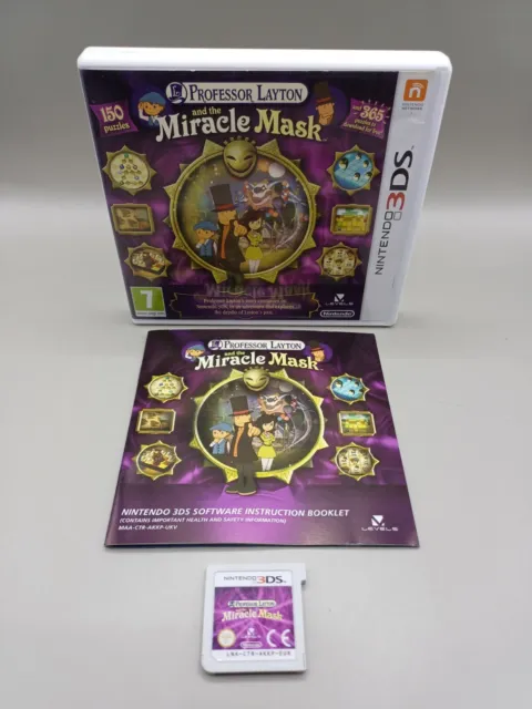 Professor Layton And The Miracle Mask Nintendo 3DS Game