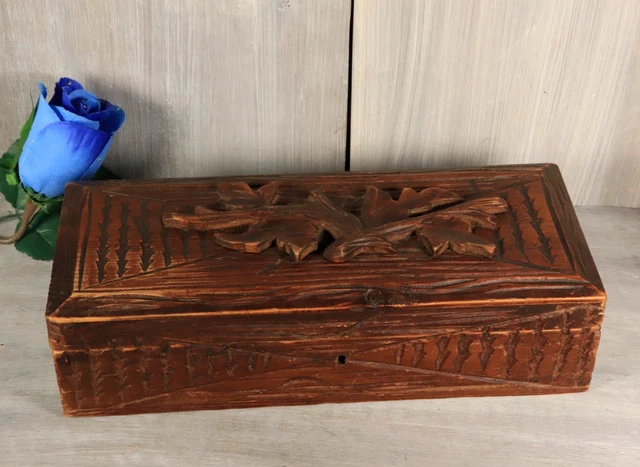 Grande Boîte à Bijoux Vintage En Os De Chameau Poli - Made In India - Occasion
