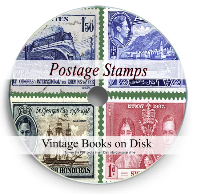 220 Rare Stamp Collecting Books on DVD - World Postage Philately Album Old 286