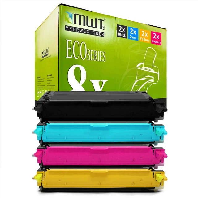 8x Eco Toner for Dell 3110-cn 3115-cn
